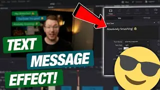 ЭМОДЖИ в Davinci Resolve ПЛЮС простой эффект ТЕКСТОВОГО СООБЩЕНИЯ!