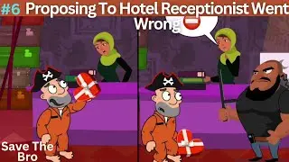 Proposing To Hotel Receptionist Went Wrong | Save The Bro: Funny Choices Gameplay!
