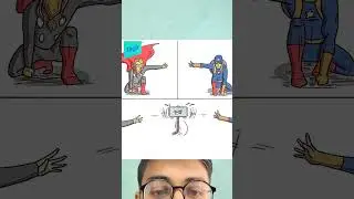 That's why Mjolnir choses Jane Foster 😂 #shorts #avengers