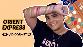 Tan Girl Tries - Nomad Cosmetics Orient Express Eyeshadow Palette - Sooo Blend-able!!!