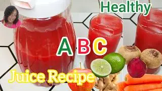 ABC Juice Recipe||Healthy Juice At Home||Natural Apple Beetroot Carrot Juice||Detox Fruit Juice