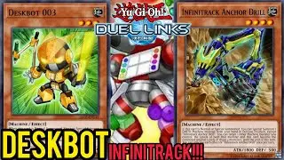 Yu-Gi-Oh! Duel Links|DeskBot/InfiniTrack|Competitive[F2p]#deck #yugioh #yugiohduellinks #deckprofile