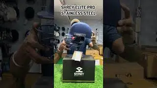SHREY NEWLY LAUNCHED🔥🔥🔥🔥|| SHREY ELITE PRO STAINLESS STEEL HELMET || REVIEW || #youtube#shorts