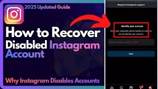 How to Recover a Disabled Instagram Account (2025 Updated Guide)