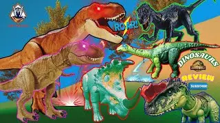 🦖 Huge Dinosaurs JW Review: Therizinosaurus, T-Rex, Spinosaurus, Ceratosaurus & Giganotosaurus! 🔥