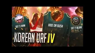 High Elo Korean URF Madness 4!! - Faker's Stream Highlights (Translated)