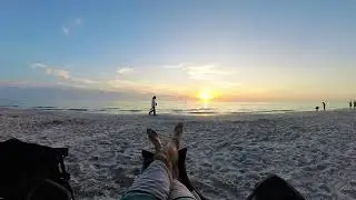 Sunset Beach in Treasure Island&ndash;March 3rd, 2024 (4K)