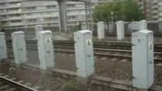 Eurostar train leaving London Waterloo for Paris