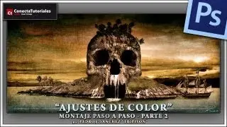 Tutorial Photoshop // Montaje paso a paso - Parte 2 - Convertir en piedra by @tripiyon