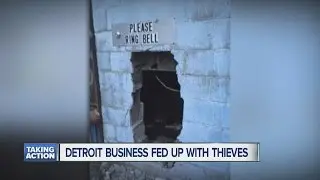 Detroit business fed up with thieves