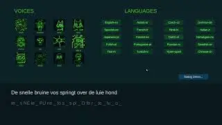 Yiperi Voice support many languages and voices