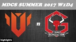 UTM vs YG Highlights Game 1 MDCS M&ugrave;a H&egrave; 2017 | UTM Esports vs Young Generation