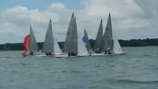 Swallow Nationals 2025 at Bembridge - rounding the leeward mark during Race 5 on Sun 6 July