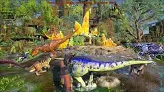 ARK:Crystal Isles прохождение альфа босса .на оф сервере 878