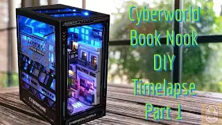 Книжный уголок Cyberworld своими руками в режиме покадровой съемки
