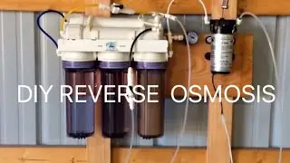 Небольшая установка для приготовления кленового сиропа методом обратного осмоса (RO) в домашних у...