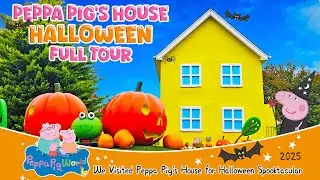 Хэллоуин в доме Свинки Пеппы в парке развлечений Peppa Pig World в Полтоне (октябрь 2025 г.) [4K]