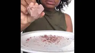 ASMR Purple clay | South African purple clay | zisha | delicious easily edible clay
