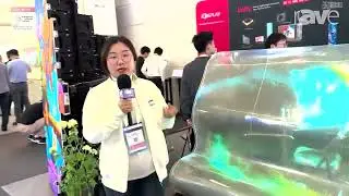 ISE 2024: iDisplay представляет CrystalFlex &mdash; гибкую прозрачную светодиодную пленку для розничной торговли