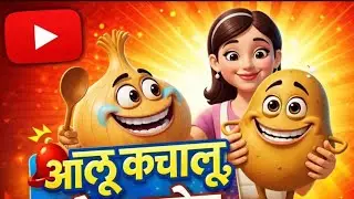 आलू कचालू गोल-मटोल 😂 | Funny Aloo Kachalu Story in Hindi | Kids Cartoon Story