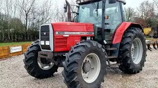1997 Massey Ferguson 8110 Dynashift 4WD Tractor 25283