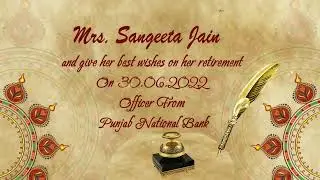 Retirement Invitation Card