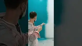 Painting work, cool wall painting, fun work, Малярные работы, крутая покраска стен, работа в кайф