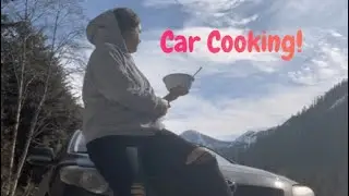 Cooking in my Car | Teriyaki Veggie Stir Fry #carlife #carlifestyle #cooking