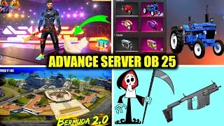 FF Advance server ob 25 all update | free fire ob 25 upcoming items