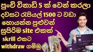 How to earn money online free - Online Business new - Make Money at Home - e money Sinhala |  2022