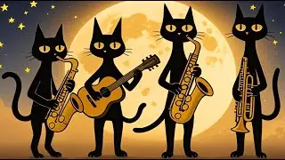 Black Cats Groove Tonight: Deep Bass Jazz for Stylish Focus