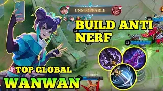 wanwan kena nerf lagi !! build terbaru wanwan 2022 anti nerf