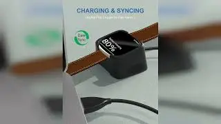 Review: 3.3Ft USB Charger Compatible with Fitbit Versa 2 Charger Dock Anti-Slip Replacement Sm...
