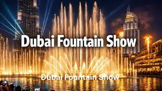 World's Largest Dancing Fountain show !!Duniya ka sabse bada dancing fountain  Dubai Fountain Show!