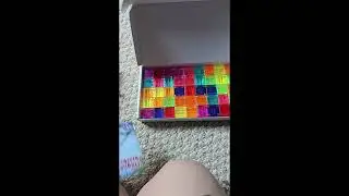45PCS Magnetic Blocks - Transparent Magnetic Cubes