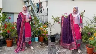 Bin hamid printed pant exclusive dress collection 01748152640