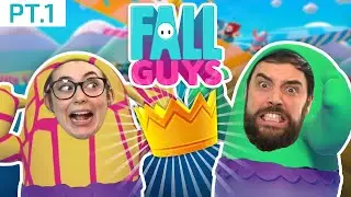 Our first attempt at Fall Guys went poorly 🤣