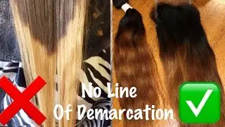 How to bleach weave/bundles without having a line of demarcation| The superline collection