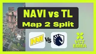 VCT EMEA Stage 1 PLAYOFFS | NAVI vs TL | Map 2 Split
