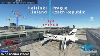 🔴MSFS2020 LIVE | EFHK - LKPR | Helsinki, Finland - Prague, Czech Republic | FENIX A320