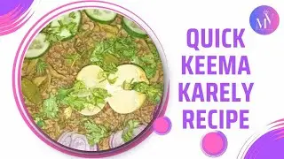 Keema karely recipe by momtyvlogs | Beef Mince with Bitter gourd