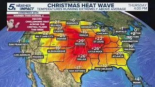 Holiday heatwave continues | KENS 5 Weather Impact Forecast