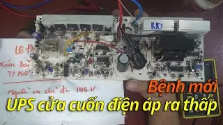 Sửa ups cửa cuốn | ups điện &aacute;p ra thấp #upsforrollingdoor