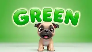 🎨🐶 Say the colors and move with the puppy!
