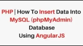 Angular + PHP + MySQL