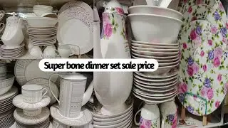 Sale price super bone dinner set #crockeryitems #wholesale #Allahdadcrockery