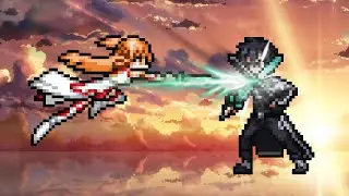 Kirito vs Asuna - Sword Art Online Mugen