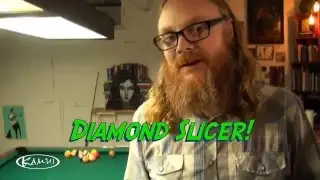 The Kamui 'Diamond Slicer' pool table tool