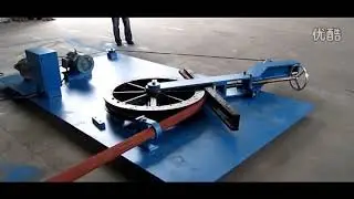 Electric light pole flag pole pipe tube bending machine