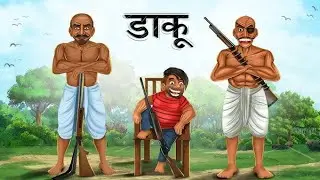 डाकू daku kahani Hindi kahani cartoon kahani